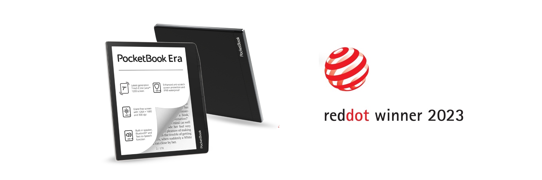 Ридер PocketBook Era получил Red Dot Award за лучший дизайн