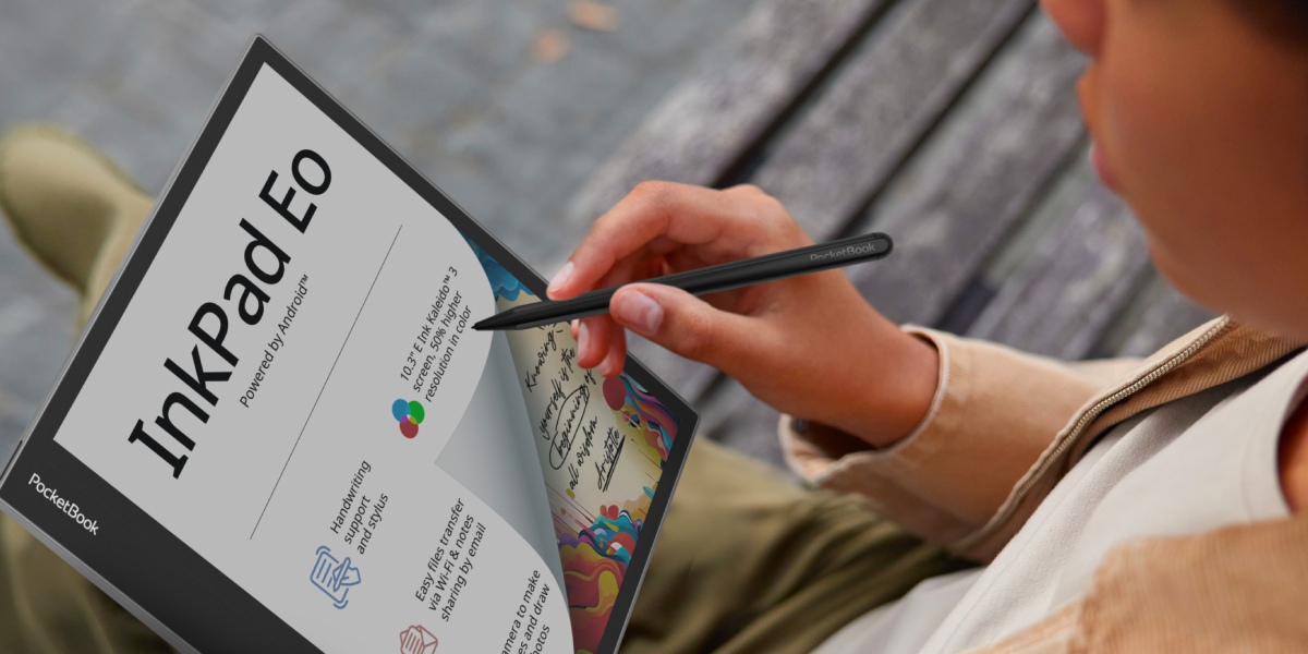 PocketBook InkPad Eo: мощный электронный блокнот с 10,3” цветным E Ink экраном
